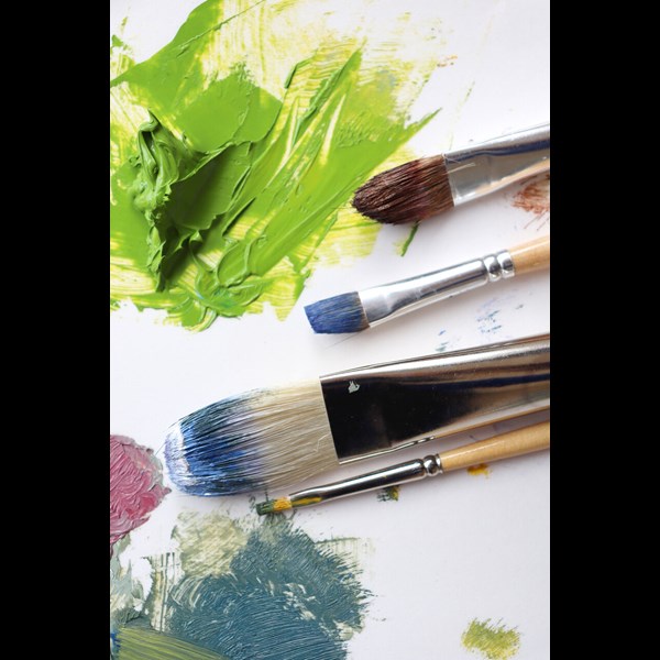 Cada técnica requiere un pincel diferente.