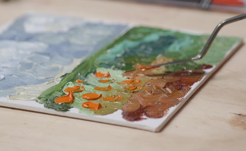 What is alla prima painting?