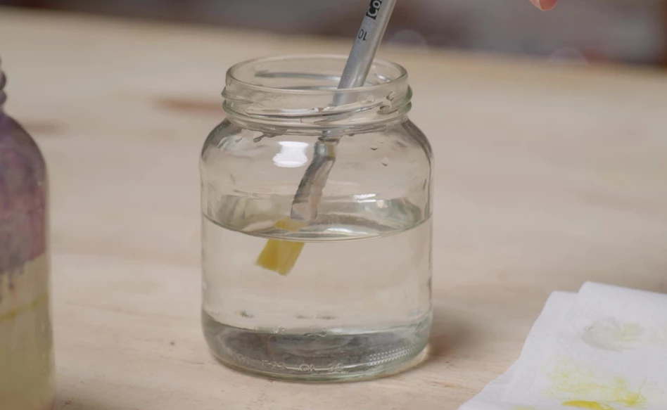 Penselen schoonmaken