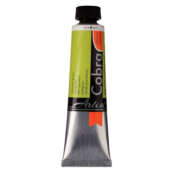 Artist Color Al Óleo Miscile Con Agua Tubo 40 ml Verde Amarillento 617 - PackshotFront
