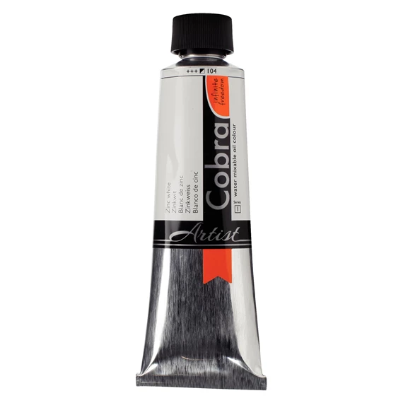 Artist Watervermengbare Olieverf Tube 150 ml Zinkwit 104 - PackshotFront