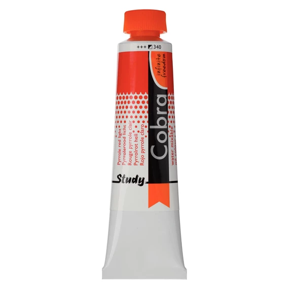 Study Olieverf Tube 40 ml Pyrrolerood Licht 340 - PackshotFront