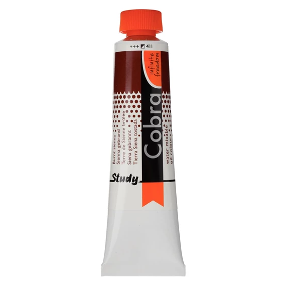 Study Couleurs à l'Huile Tube 40 ml Terre de Sienne Brûlée 411 - PackshotFront