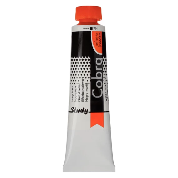 Study Couleurs à l'Huile Tube 40 ml Noir d'Ivoire 701 - PackshotFront