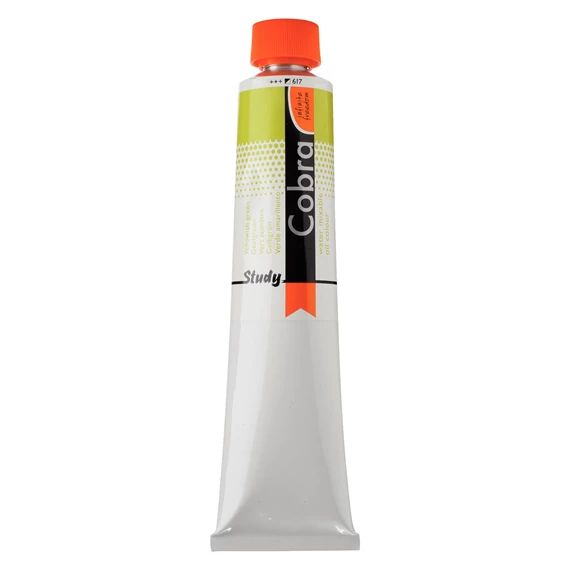 Study Color Al Óleo Tubo 200 ml Verde Amarillento 617 - PackshotFront