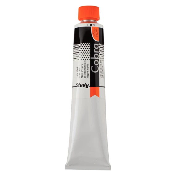 Study Olieverf Tube 200 ml Ivoorzwart 701 - PackshotFront