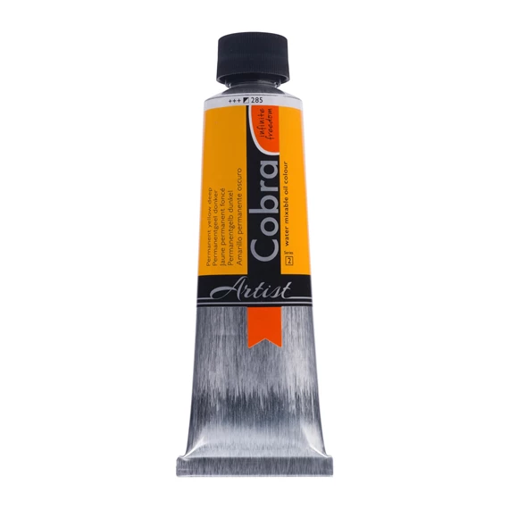 Artist Oil Colour Tube 150 ml Permanent Yellow Deep 285 - PackshotFront