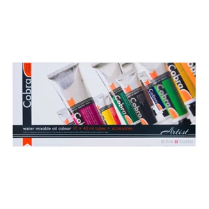 Artist Ölfarben Geschenkset 10 x 40 ml + Zubehör