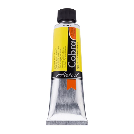 Artist Water-Mixable Oil Colour Tube 150 ml Cadmium Yellow Lemon 207 - PackshotFront