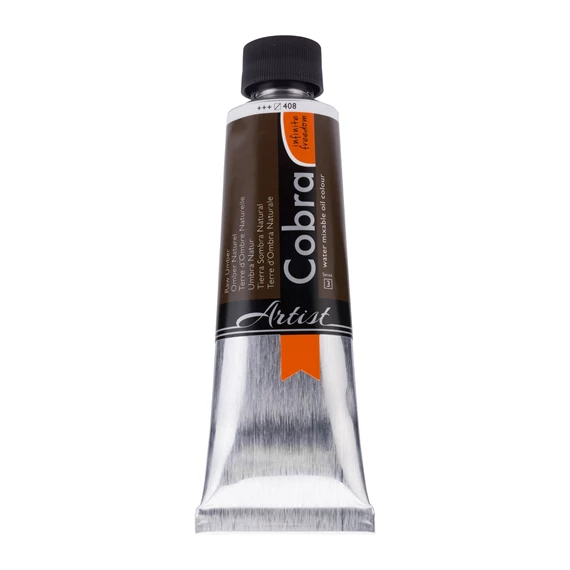 Artist Water-Mixable Oil Colour Tube 150 ml Raw Umber 408 - PackshotFront