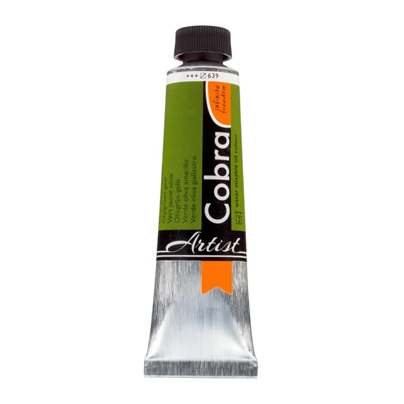 Artist Couleurs à l'Huile Diluable à L'Eau Tube 40 ml Vert Jaune Olive 639 - PackshotFront