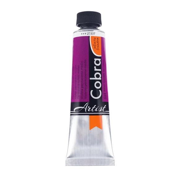 Artist Water-Mixable Oil Colour Tube 40 ml Permanent Violet Medium 537 - PackshotFront